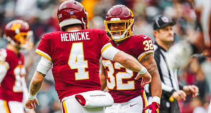 Left to Right: Taylor Heinicke, Jaret Patterson